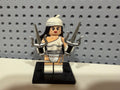 LEGO Marvel Elektra White Suit Daredevil Custom Minifigure