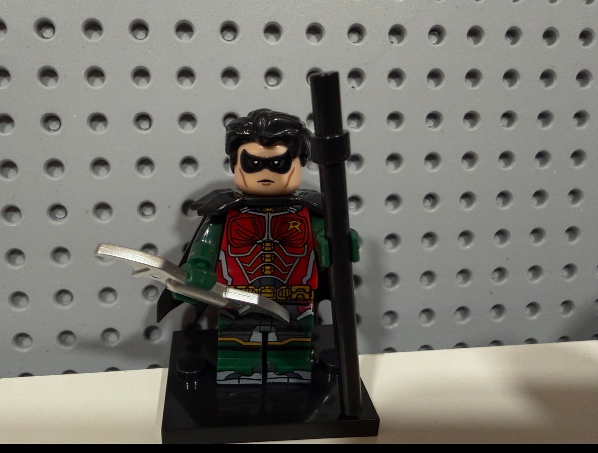 LEGO DC Super Heroes Robin Damian Wayne Custom Minifigure
