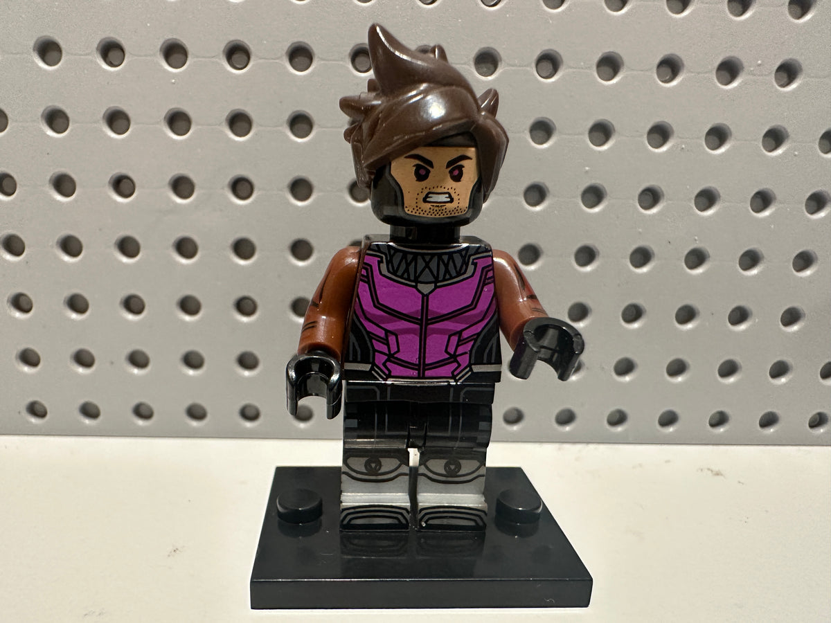 Gambit X-Men Marvel CUSTOM Minifigure
