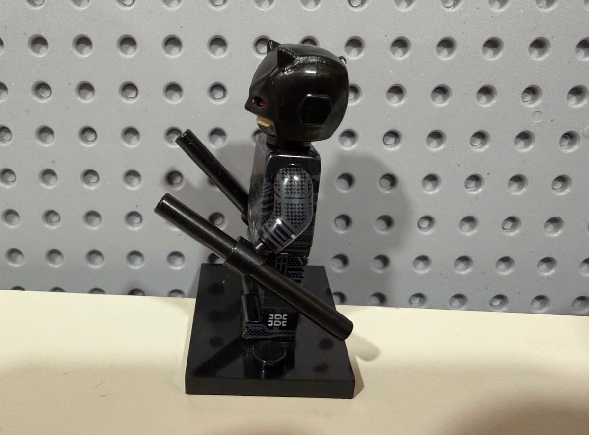 Daredevil Black Suit Marvel Super Heros CUSTOM Minifigure