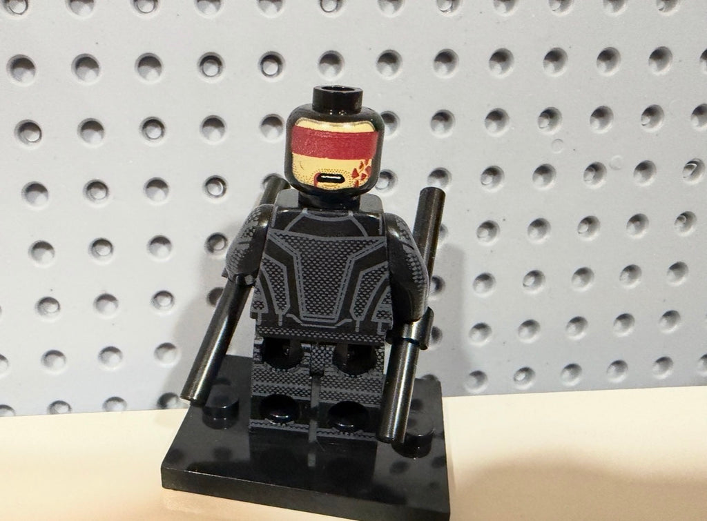 Daredevil Black Suit Marvel Super Heros CUSTOM Minifigure