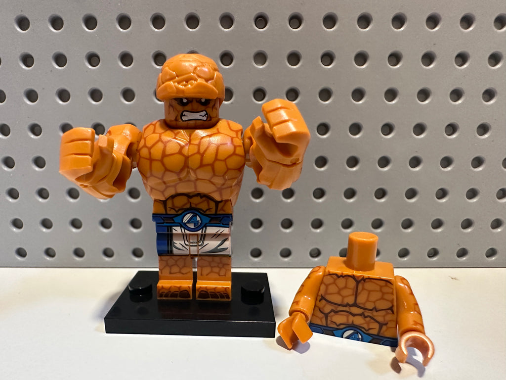 LEGO Marvel The Thing Fantastic 4 Custom Minifigure