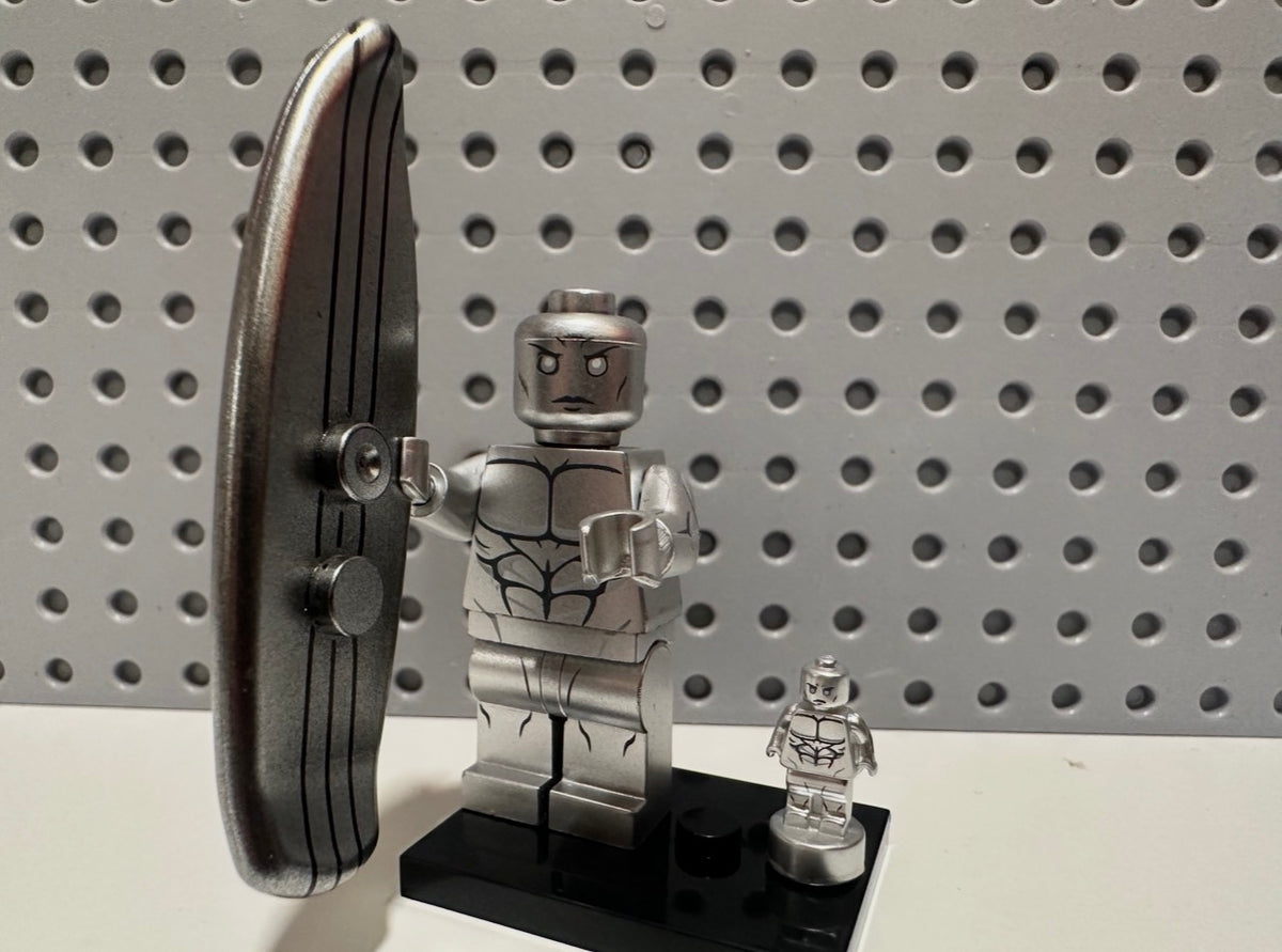 Silver Surfer Fantastic 4 Marvel Custom Minifgure
