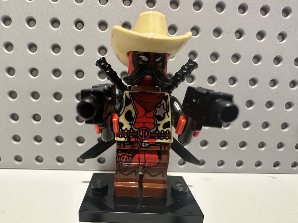 Deadpool Sheriff X-Men Marvel Super Heros CUSTOM Minifigure