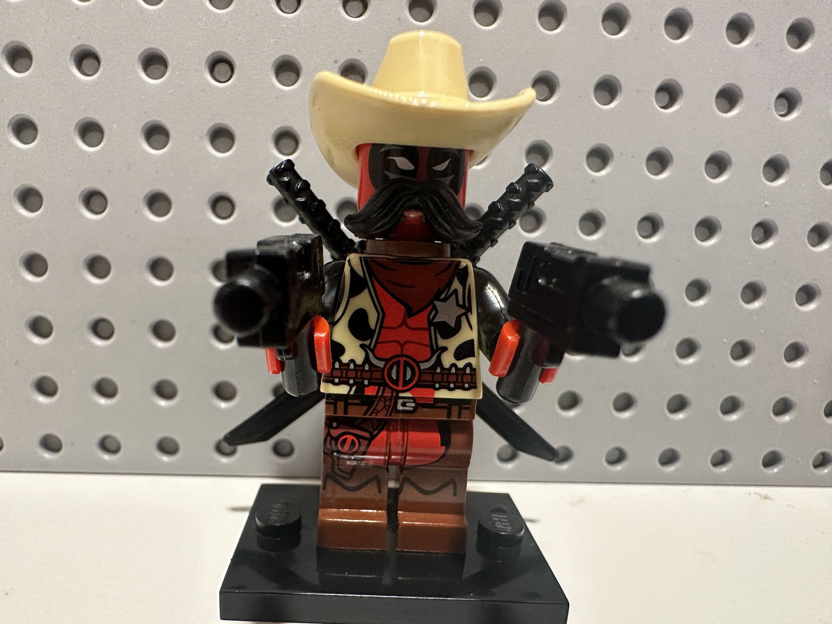 Deadpool Sheriff X-Men Marvel Super Heros CUSTOM Minifigure