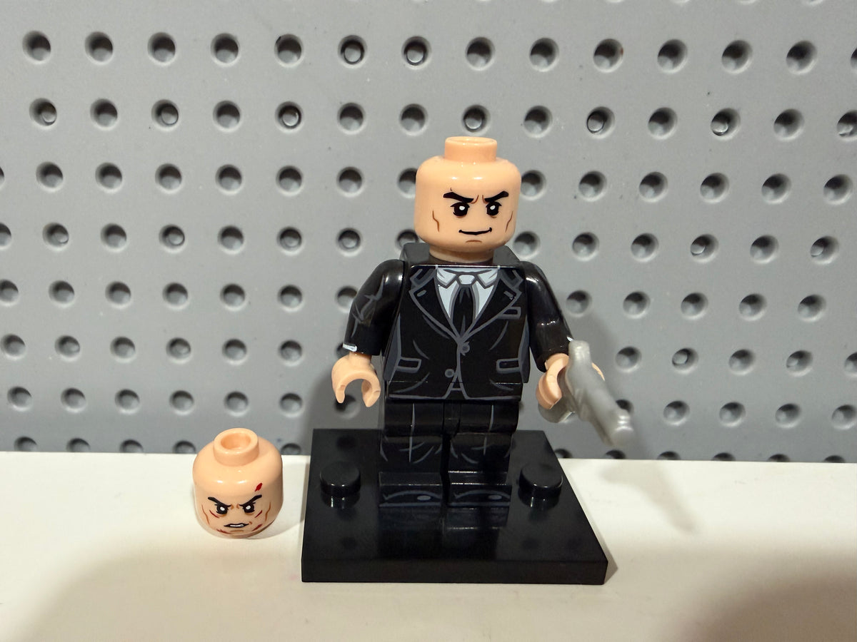 LEGO DC Super Heroes Lex Luthor Super Man Custom Minifigure