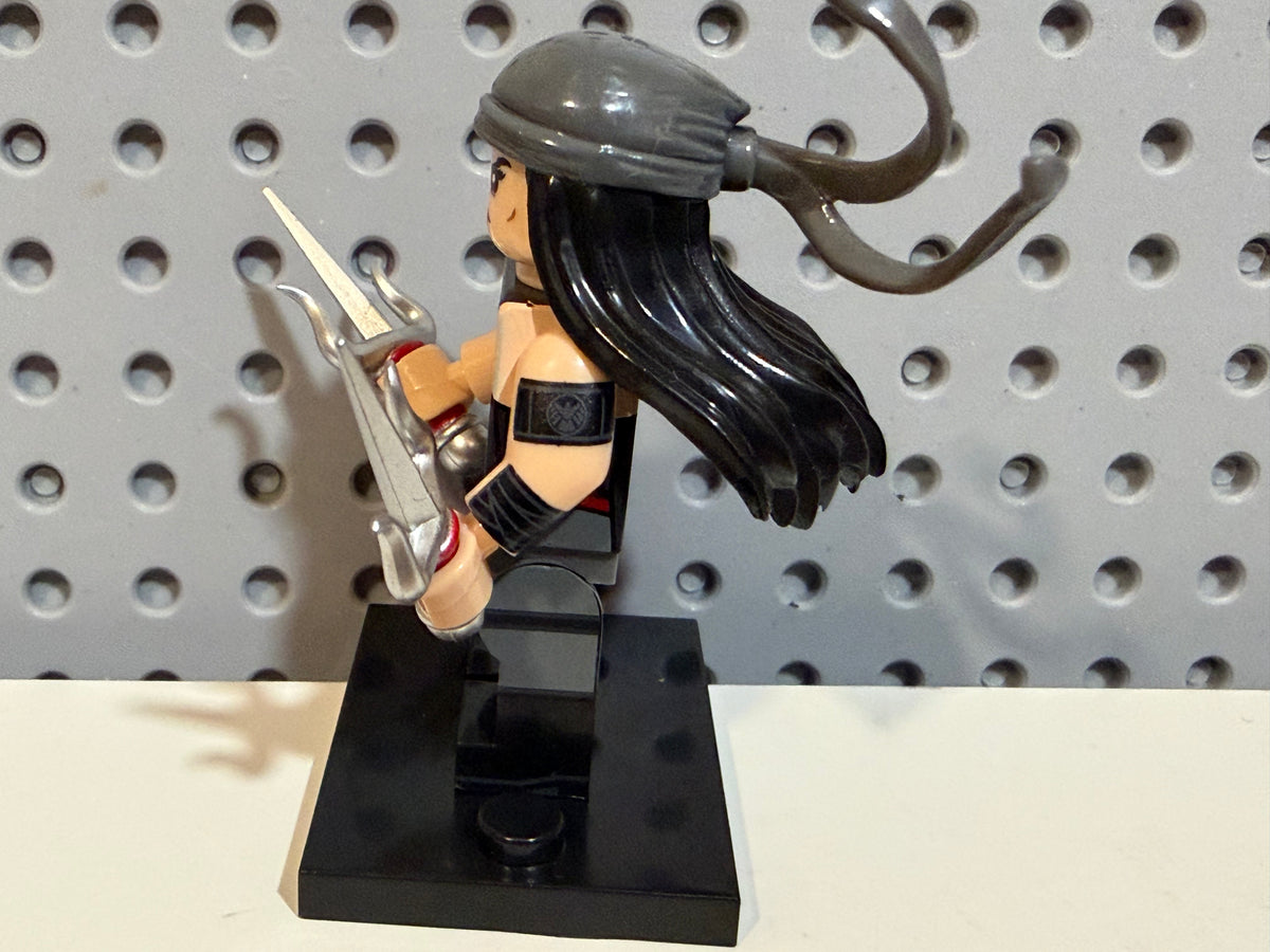 Elektra Daredevil Gray Suit Marvel CUSTOM Minifigure