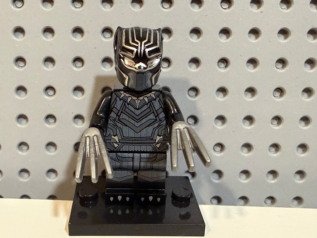 Black Panther T'Challa Marvel Super Heros CUSTOM Minifigure