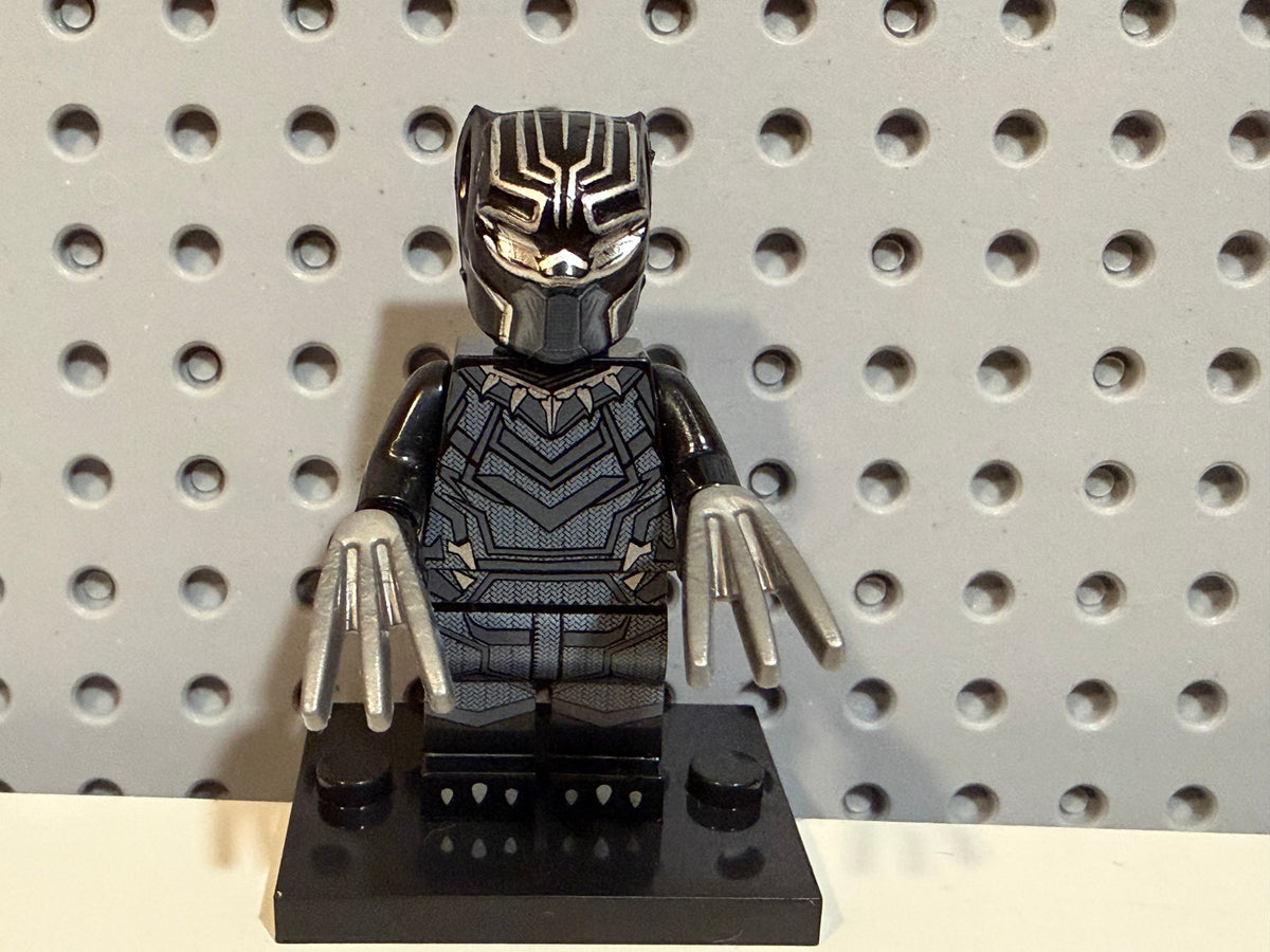 Black Panther T'Challa Marvel Super Heros CUSTOM Minifigure