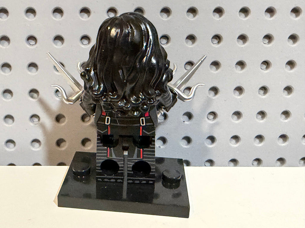 Elektra Black Suit Ninja Marvel CUSTOM Minifigure (
